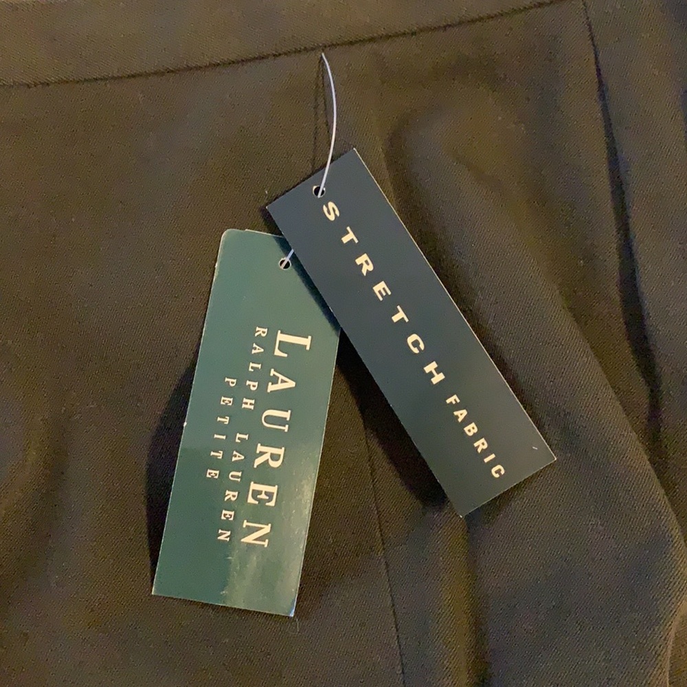 NWT Ralph Lauren 2P Dark Green Stretch Pants - Picture 12 of 13
